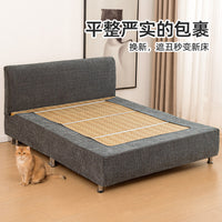 Bed Frame Headboard and Side Rail Cover Set - Scratch-Resistant, Washable, Dustproof Protector