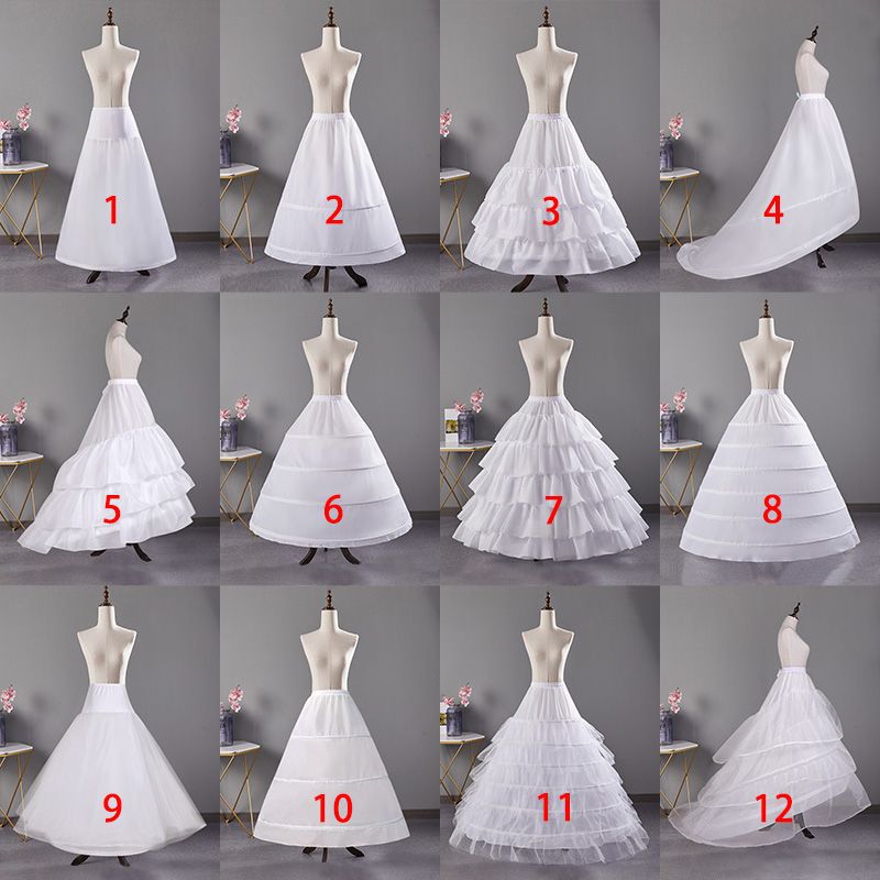 Adjustable Extra-Puffy Hoop Skirt Petticoat for Wedding Gowns & Performance Dresses