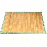Pet Cooling Mat for Dogs and Cats, Chew-Resistant Bamboo Summer Sleeping Pad for Small to Large Breeds