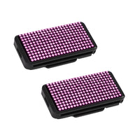 Rhinestone Car Seat Belt Adjuster Clip, 2-Pack