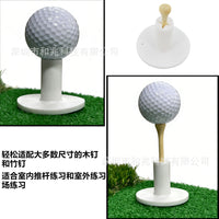 Golf Rubber Tees, Driving Range Practice Mat Accessories, Soft Rubber Ball Holders