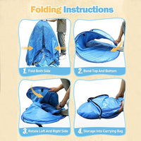 Automatic Pop-Up Beach Tent Sun Shelter for Outdoor Leisure