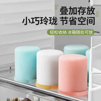 Squeeze Ice Maker Cup Silicone Ice Cube Mold Quick-Freeze Ice Box Home Ice Bucket Round Storage Container