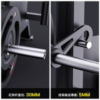 Smith Machine Squat Rack with Bench and Barbell Set for Home and Commercial Gym