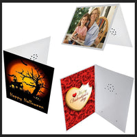 DIY Recordable Music Greeting Card Kit for Halloween, Christmas, and Graduation