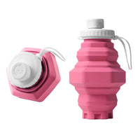 Creative Collapsible Silicone Water Bottle Leak-Proof Heat-Resistant Portable Outdoor Sports Cup