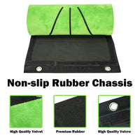 Golf Training Mat with Hitting Surface and Tees for Swing Practice