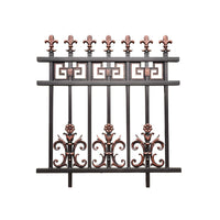 Aluminum Alloy Garden Fence for Villas and Communities, Decorative Courtyard Railing