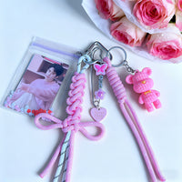 Celebrity Fan Felt Keychain Bag Charm with Photos
