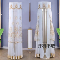 Universal Cylindrical Air Conditioner Dust Cover for Floor-Standing Units