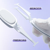 Anti-Adhesive Reverse Tweezers for Eyelash Extension Application