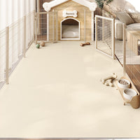 Solid Color PVC Pet Feeding Mat, Wipeable & Washable, Non-Slip & Wear-Resistant