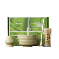 Japanese Matcha Bowl Set with Whisk and Stand, Ceramic Tea Ceremony Kit
