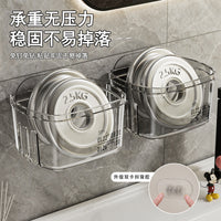 Wall-Mounted Bathroom Organizer for Vanity and Toiletries, No-Drill Storage Shelf for Face Towels, Combs, Toothpaste, and Toothbrushes