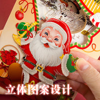 Musical Christmas Greeting Cards with Lights - DIY 3D Pop-Up Holiday Gift Cards