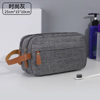 Men's Large Capacity Travel Toiletry Bag Portable Handbag with Compartments