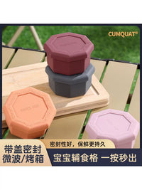 Food Grade Silicone Baby Food Storage Container Ice Cube Tray Freezer Mold for Purees and Broths