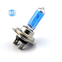 H7 Super White Halogen Headlight Bulb for Cars, High Brightness Quartz Glass