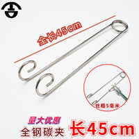 Heavy-Duty Stainless Steel Charcoal Tongs for BBQ and Fire Handling
