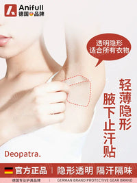 Ultra-Thin Invisible Underarm Sweat Pads for Odor and Perspiration Control