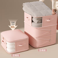 Vacuum Compression Storage Bag for Down Comforters and Clothes, Large Capacity, Visible Window