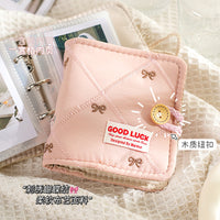 Embroidered Butterfly 3-inch Photo Card Album for Instax Mini and Kpop Photocards, High Transparency Pages