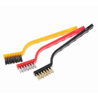 Gas Stove Cleaning Brush Set - 3-Piece Steel Wire Brushes for Range Hood & Cooktop