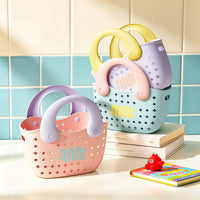 Dopamine Portable Shower Caddy Basket for Dorm and Bathroom Toiletries Storage