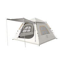 Large 3-6 Person Automatic Pop-Up Camping Tent with Sunshade Tarp, Waterproof for Outdoor Activities