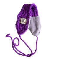 Hand-Knitted Bear Ear Muffs Winter Warm Headband