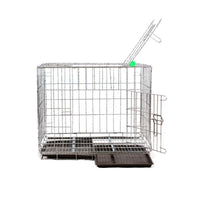 Heavy-Duty Foldable Pet Cage for Dogs, Cats, Rabbits, Pigeons, Chickens, and Ducks - Indoor Home Use with Tray