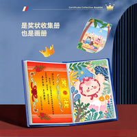 Wall-Mountable A3/A4/A5 Certificate and Award Display Book for Students