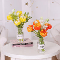 Miniature Dollhouse Flower Vase Ornament for Creative Home Scene Photography Props