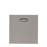 Bosonjay Thickened Linen Foldable Storage Basket for Clothes and Sundries