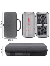 Protective Carrying Case for NuPhy Air75 V3 Mechanical Keyboard and Mouse