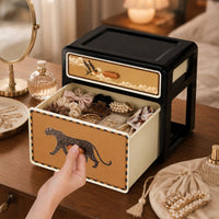 Multi-Layer Drawer Jewelry Organizer Box for Necklaces and Hair Ties