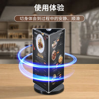 Rotating Acrylic Table Sign Holder for Menus and Price Lists