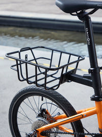 Quick Release Metal Bicycle Basket for Front or Rear Mounting on Electric Bikes and Scooters