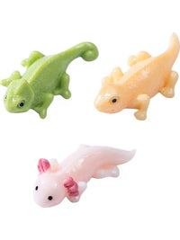 Realistic Hexagonal Dragon Lizard Figurines for DIY Micro Landscape Decor