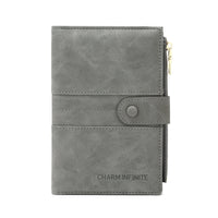 RFID Blocking Passport Holder with Zipper Closure - Multi-functional Travel Document Organizer