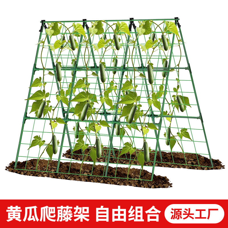 Garden Trellis for Climbing Plants, Cucumber Tomato Bean Support Frame, Plant Climbing Stake