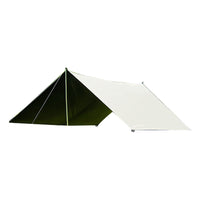 Outdoor Camping Sunshade Tarp with Silver/Blackout Coating, Thickened Waterproof Portable Canopy