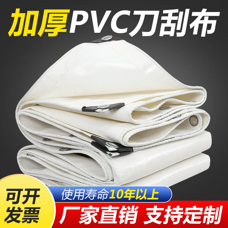 Heavy-Duty PVC Coated Tarpaulin Waterproof Sunshade Rainproof Tent Fabric