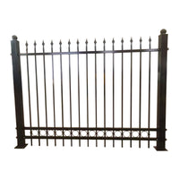Zinc Steel Anti-Climb Security Fence for Villas, Parks, Schools, and Factories
