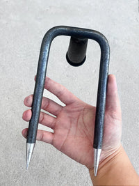 Heavy-Duty Steel Garden Rake for Tilling and Loosening Soil