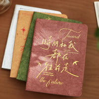 A6 Waterproof DuPont Paper Notebook Ins-Inspired Retro Gilded Portable Pocket Diary