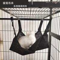 Adjustable Breathable Cat Hammock Bed for Cages - Washable Pet Hanging Nest for All Seasons