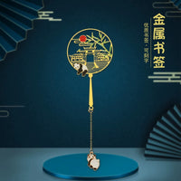 Chengdu Panda Bookmark with Tassel and Gift Box, Cute Chinese Style Metal Bookmark for Book Lovers, Souvenir Gift