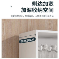Display Cabinet Floor Standing Tea Wine Rack Home Goods Shelf Living Room Partition Display Case