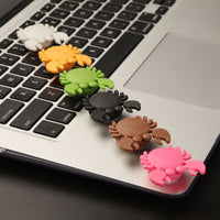 Self-Adhesive Cartoon Cable Organizer Clips for Desktop Charging Data Cables